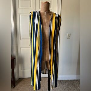 Stripe Cape Blazer NWOT